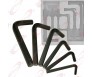 6 PC LARGE JUMBO METRIC ALLEN WRENCH TREATED STEEL HEX KEY TOOL SET MM